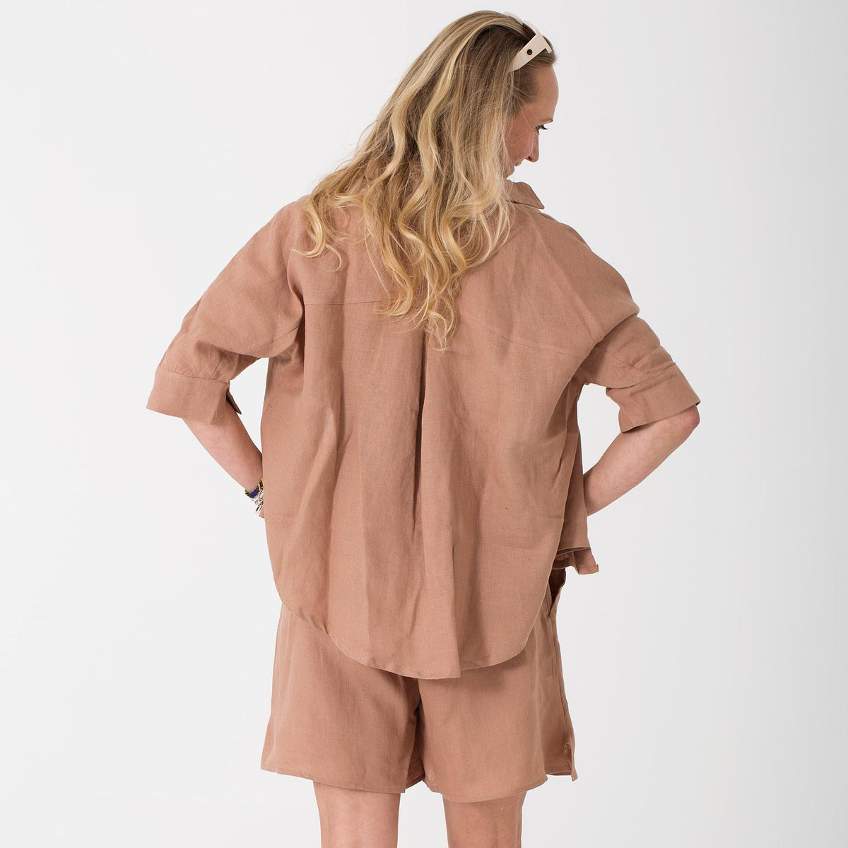 100% Linen Bali blouse by Positano Lifestyle Boutique