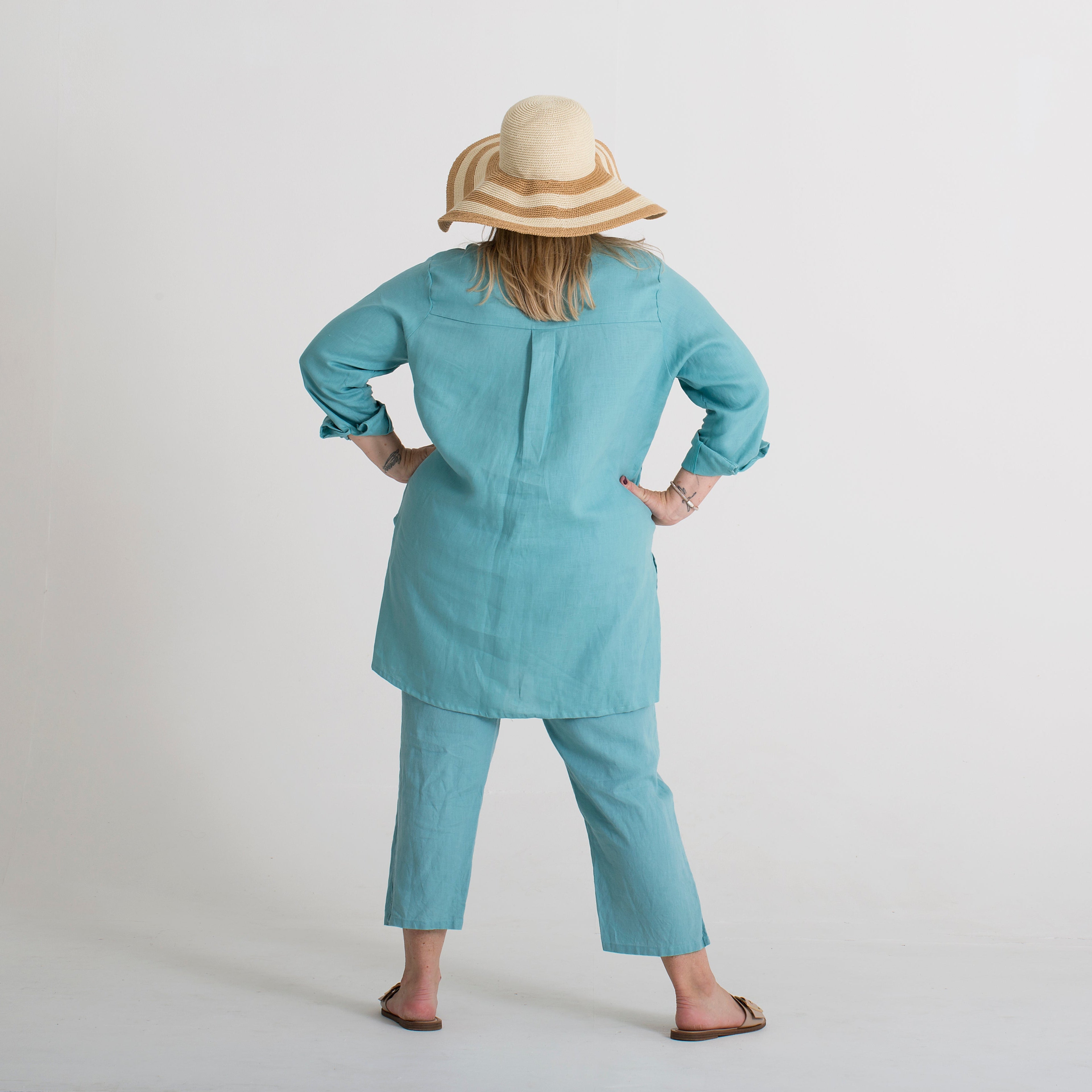 Bari Linen Shirt Sage