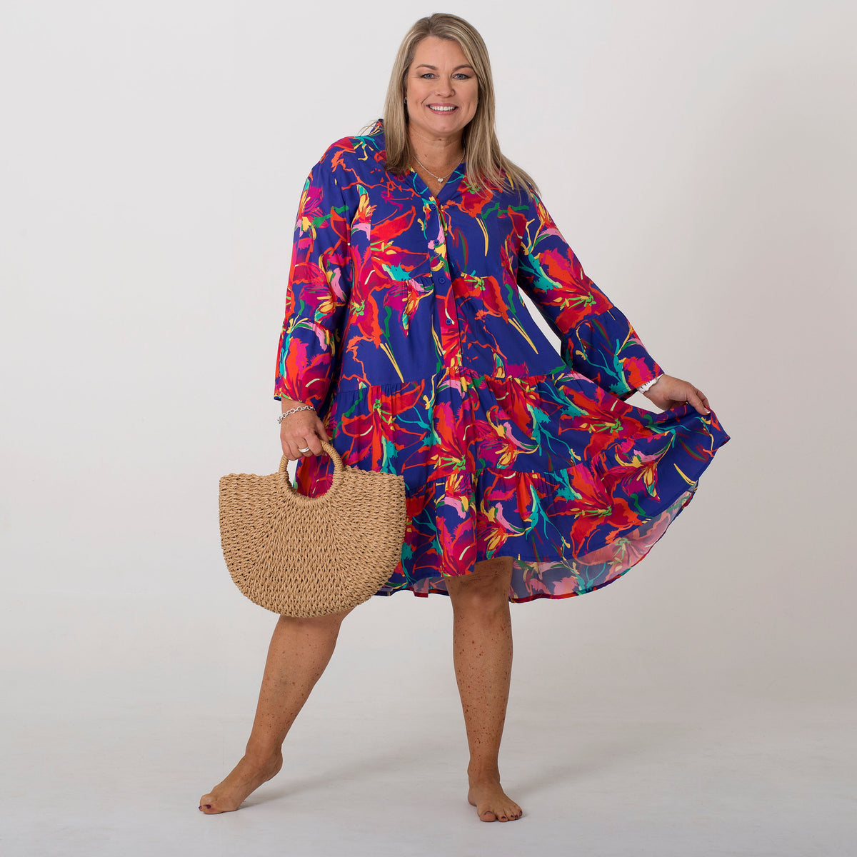 Bella Tiered Dress by Positano Lifestyle Boutique