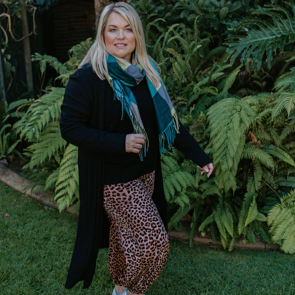 Positano Ribbed Longline Cardi