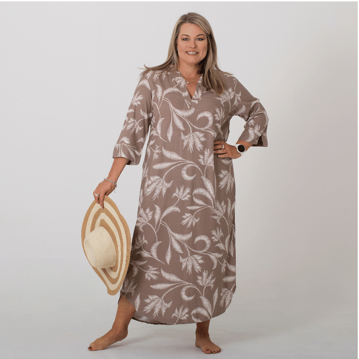 Long Siena Dress by Positano Lifestyle Boutique