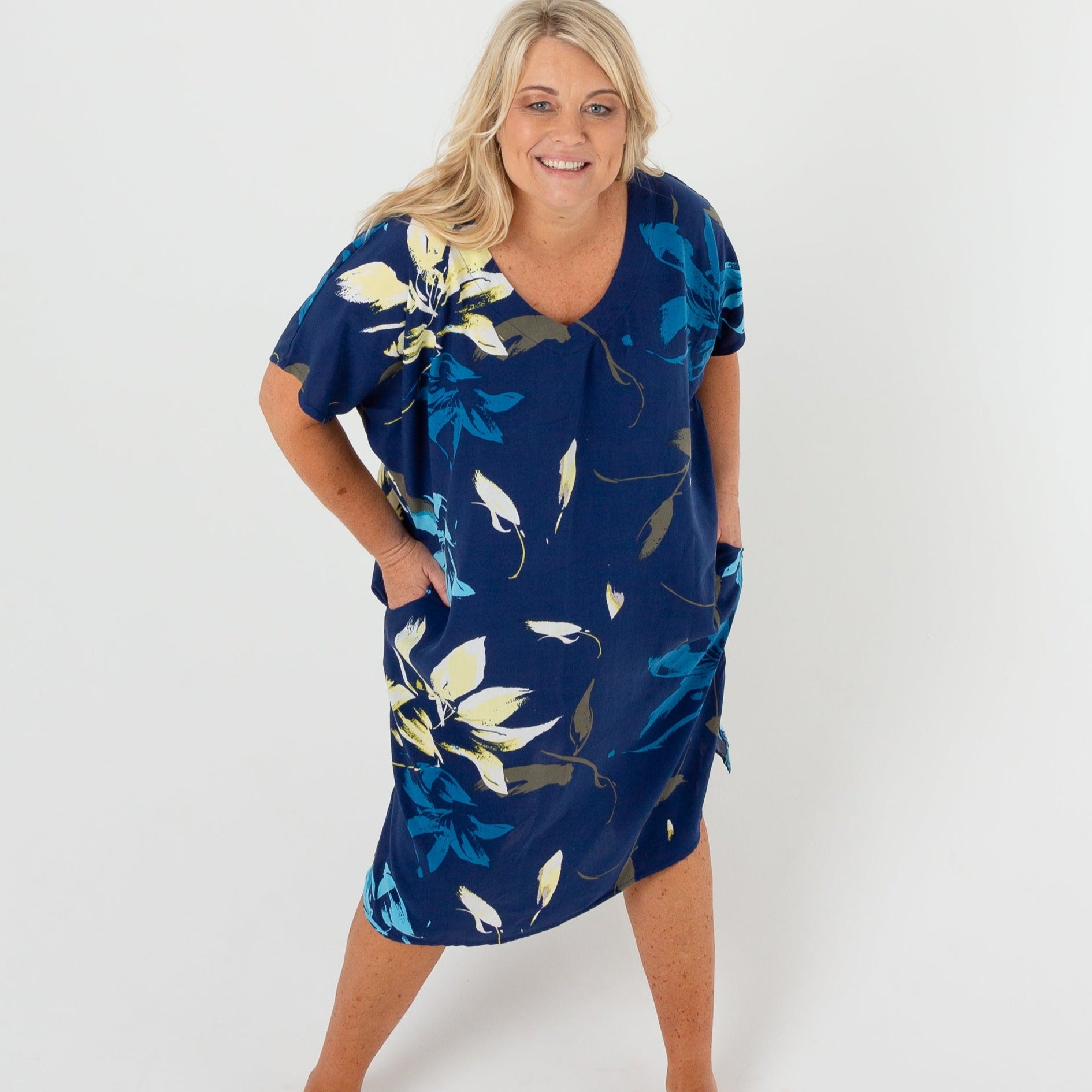 Positano Lifestyle Boutique Ladies Como Dress with pockets