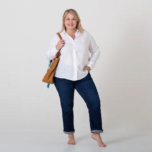 Ladies 100% Linen Shirts by Positano Lifestyle Boutique