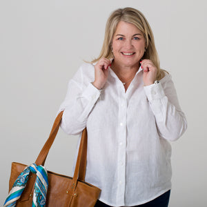 Ladies 100% Linen Shirts by Positano Lifestyle Boutique