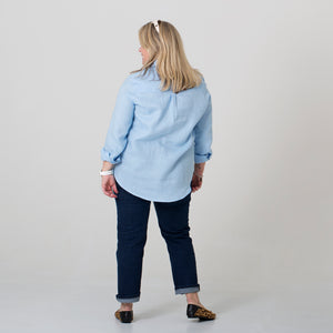 Ladies 100% Linen Shirts by Positano Lifestyle Boutique