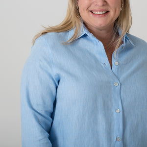 Ladies 100% Linen Shirts by Positano Lifestyle Boutique