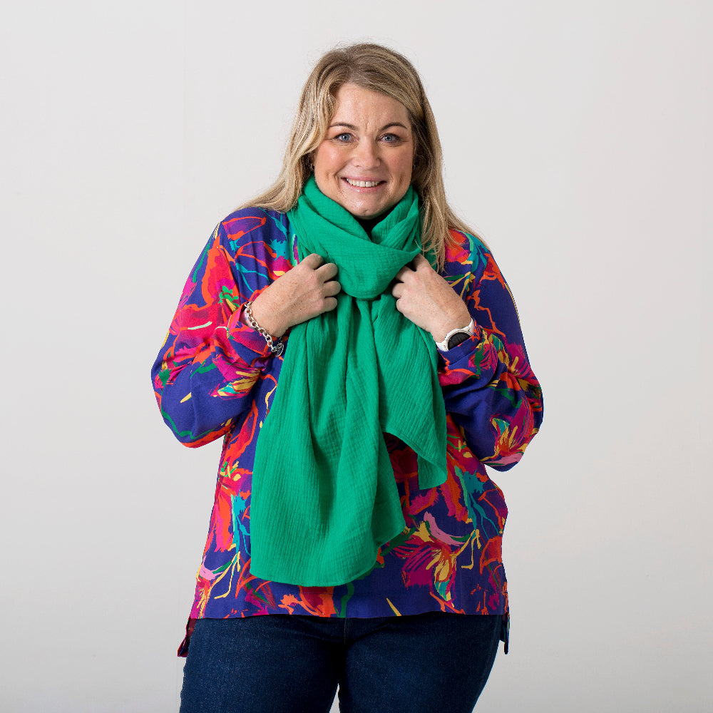 100 % Cotton scarf by Positano Lifestyle Boutique