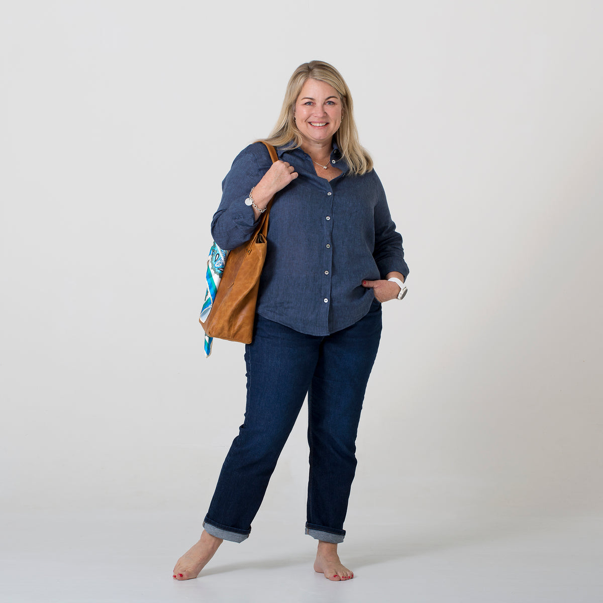 Ladies 100% Linen Shirts by Positano Lifestyle Boutique