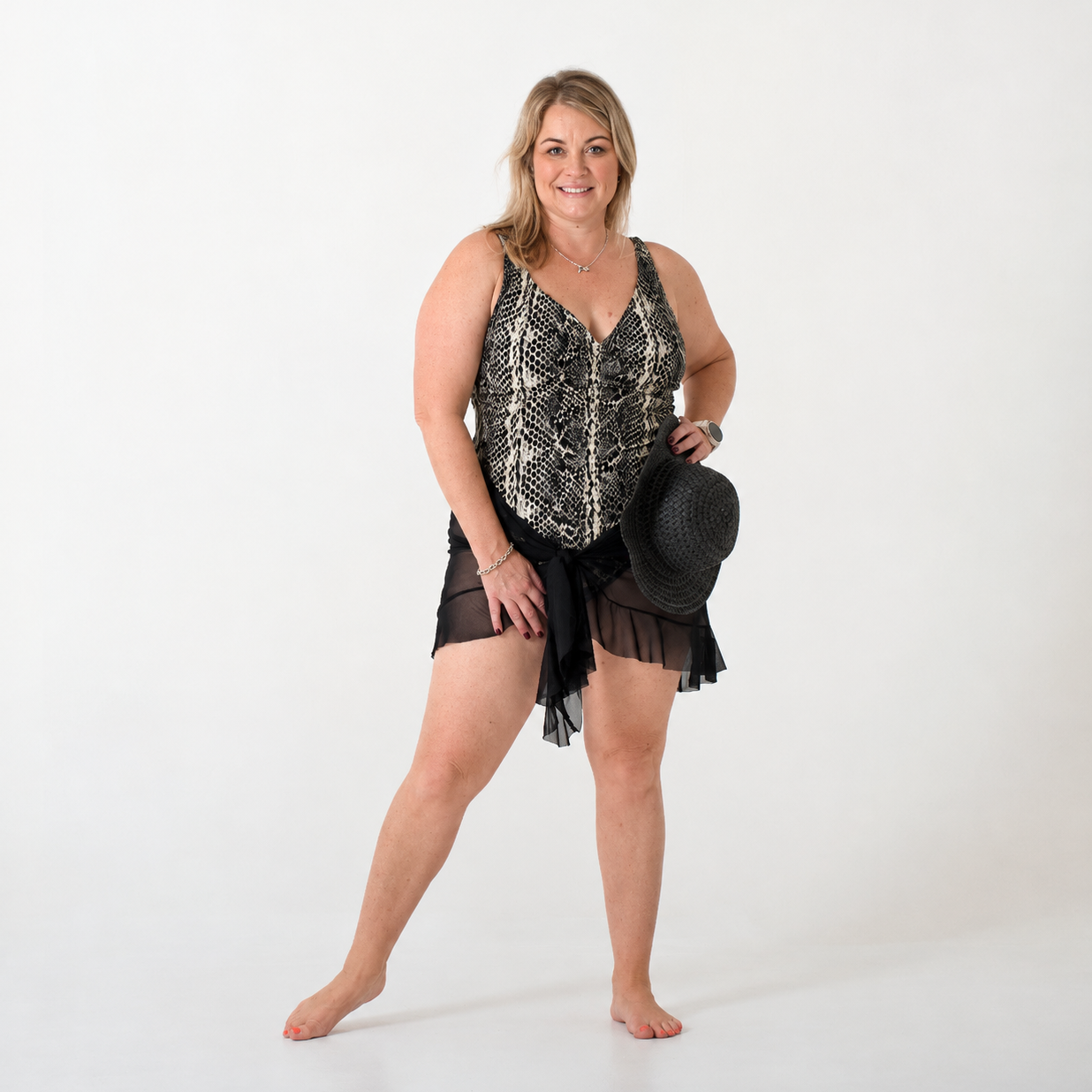 Sophia 1-Piece Swimsuit - Prosthetic Friendly
