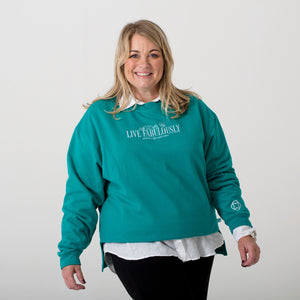 Cotton Crewneck Sweater by Positano Lifestyle Boutique