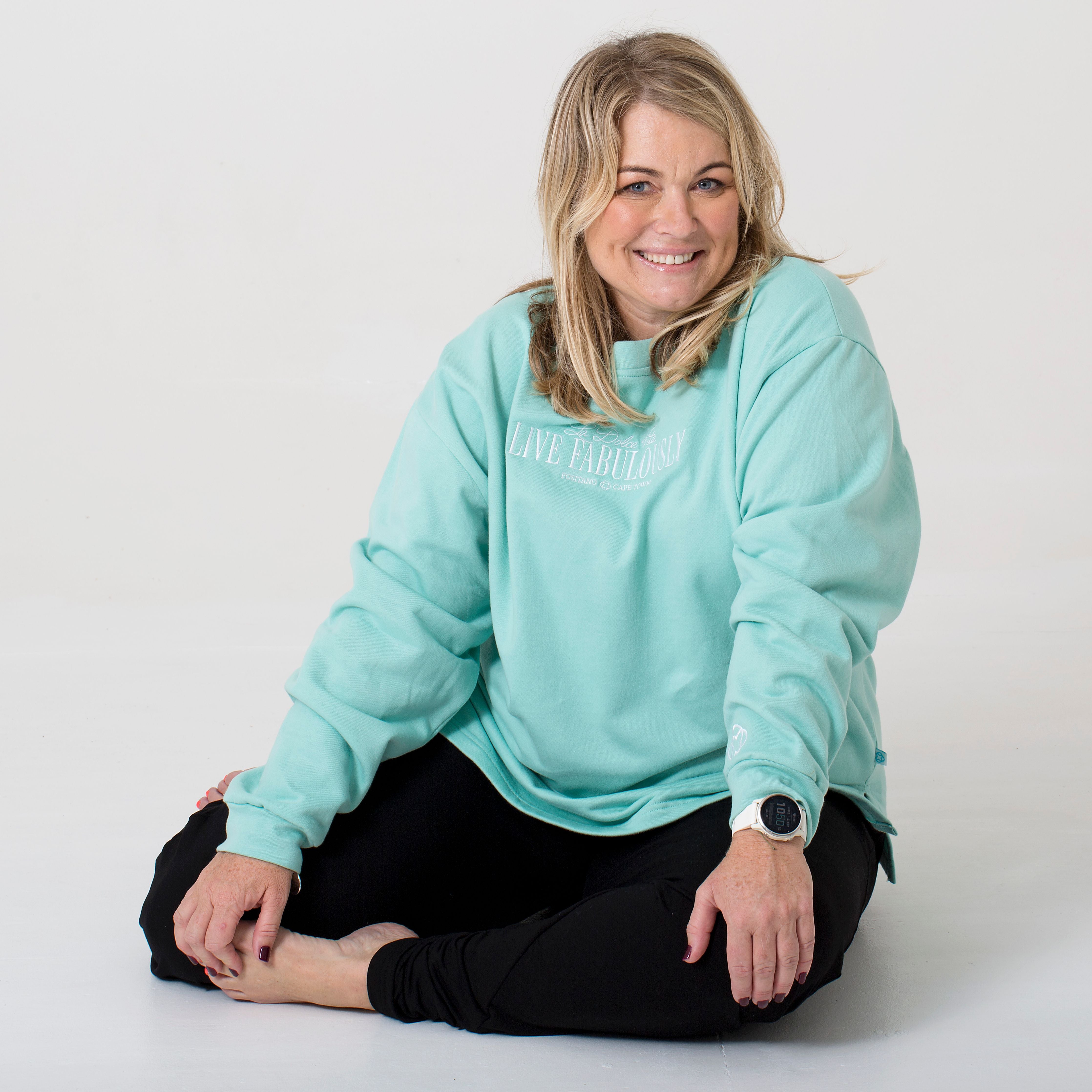 Cotton Crewneck Sweater by Positano Lifestyle Boutique