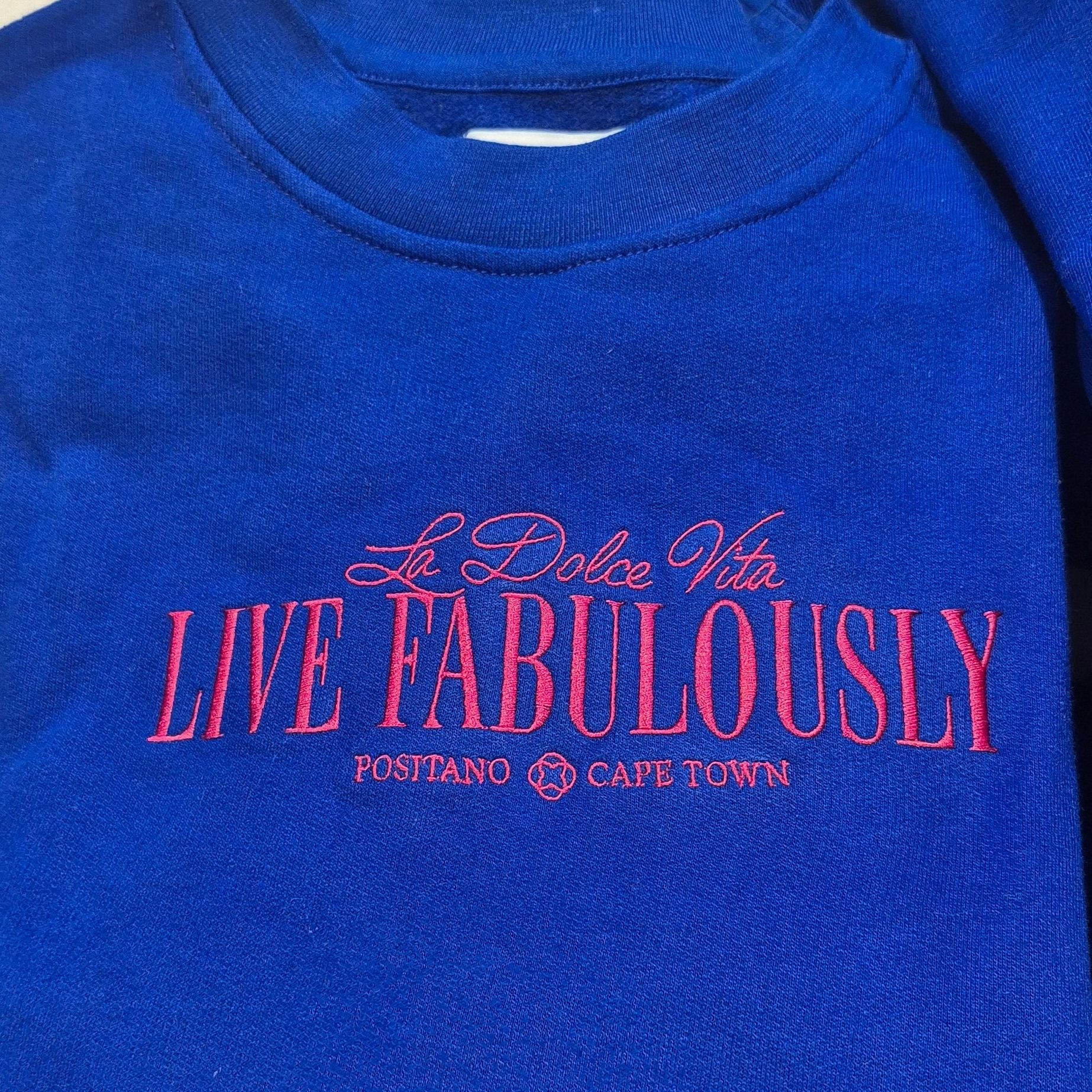 Cotton Crewneck Sweater by Positano Lifestyle Boutique