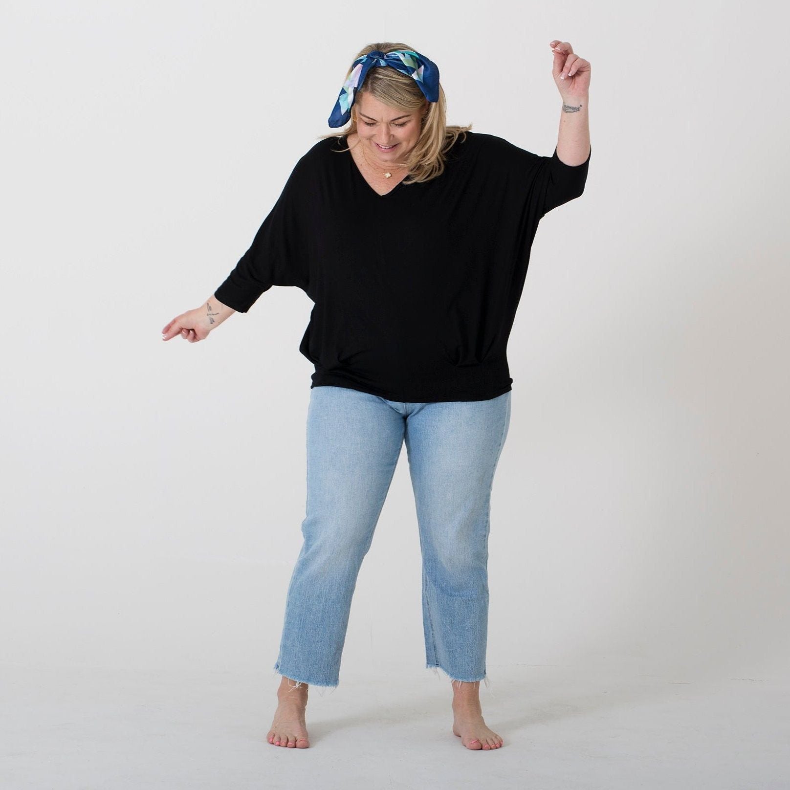 V-Neck Capri Top by Positano Lifestyle Boutique