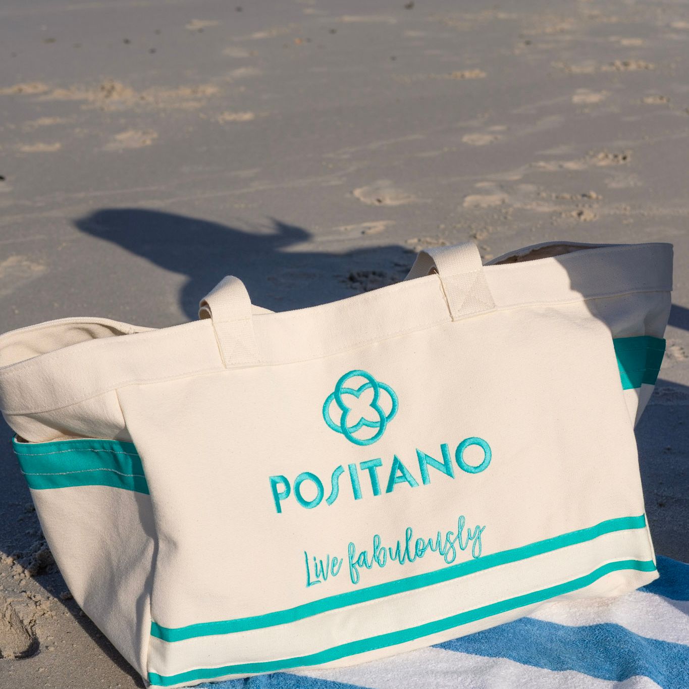 Live Fabulously XL Beach Bag